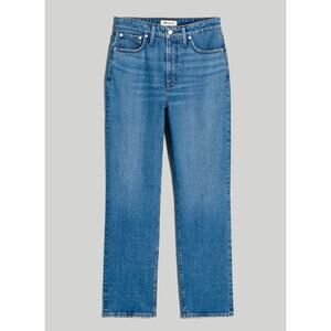 Madewell The Petite Curvy Perfect Vintage Straight Jean in Earlwood Wash